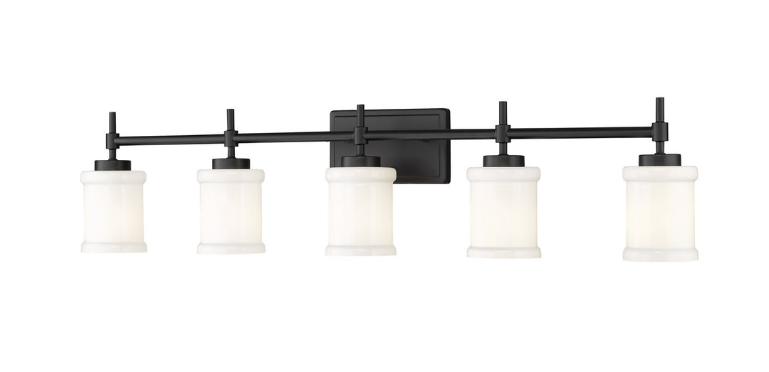 Z-Lite Canada - 622-5V-MB - Five Light Vanity - Cadoc - Matte Black