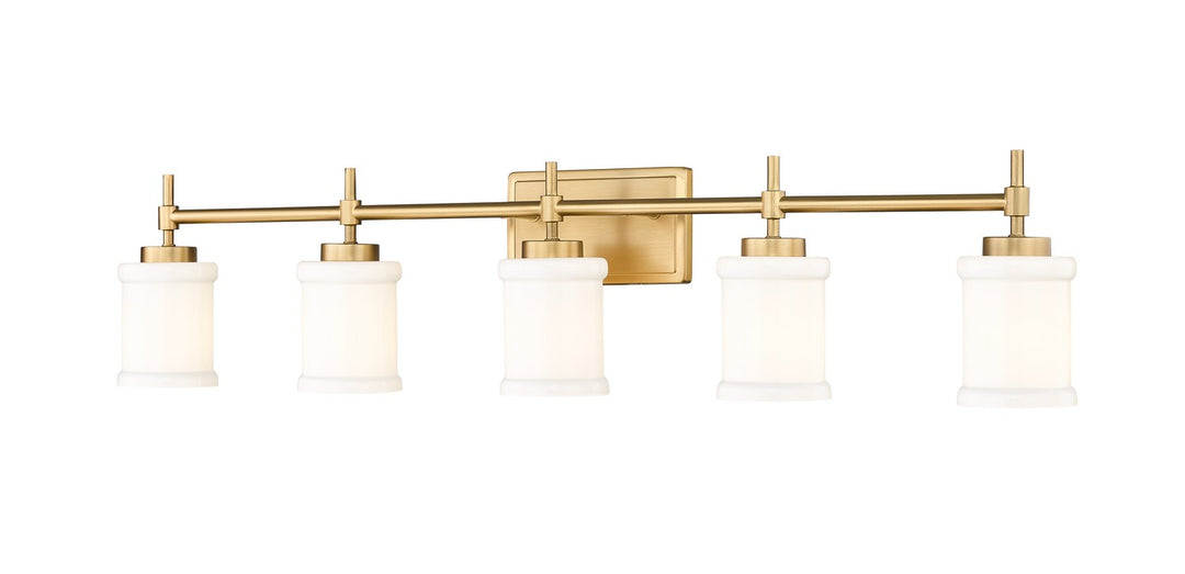 Z-Lite Canada - 622-5V-MGLD - Five Light Vanity - Cadoc - Modern Gold