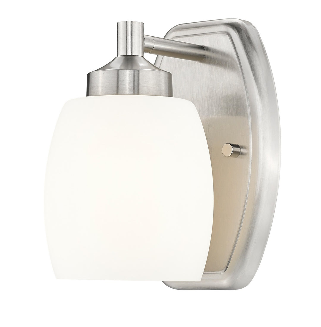 Kendrick One Light Wall Sconce in Brushed Nickel - available from The Lighting Shoppe, trusted by Canadian homeowners