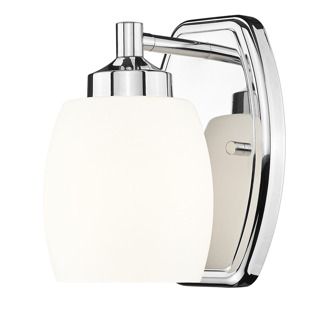 Kendrick One Light Wall Sconce in Chrome - available from The Lighting Shoppe, trusted by Canadian homeowners