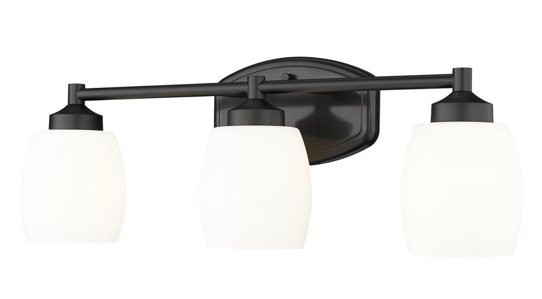 Z-Lite Canada - 745-3V-MB - Three Light Vanity - Kendrick - Matte Black