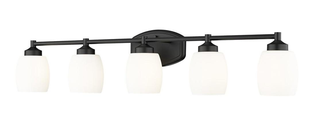 Z-Lite Canada - 745-5V-MB - Five Light Vanity - Kendrick - Matte Black