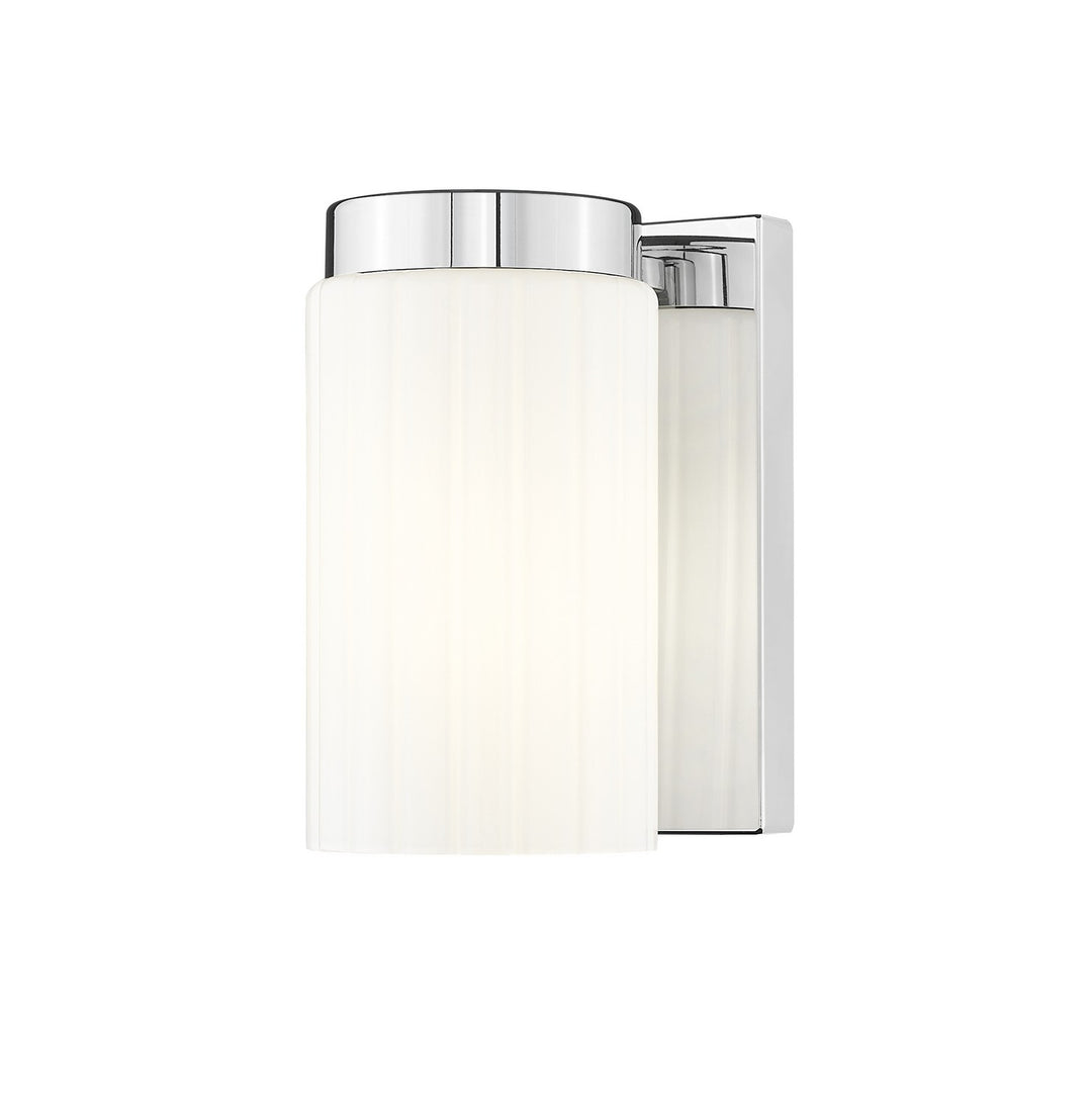Burk One Light Wall Sconce in Chrome - available from The Lighting Shoppe, trusted by Canadian homeowners