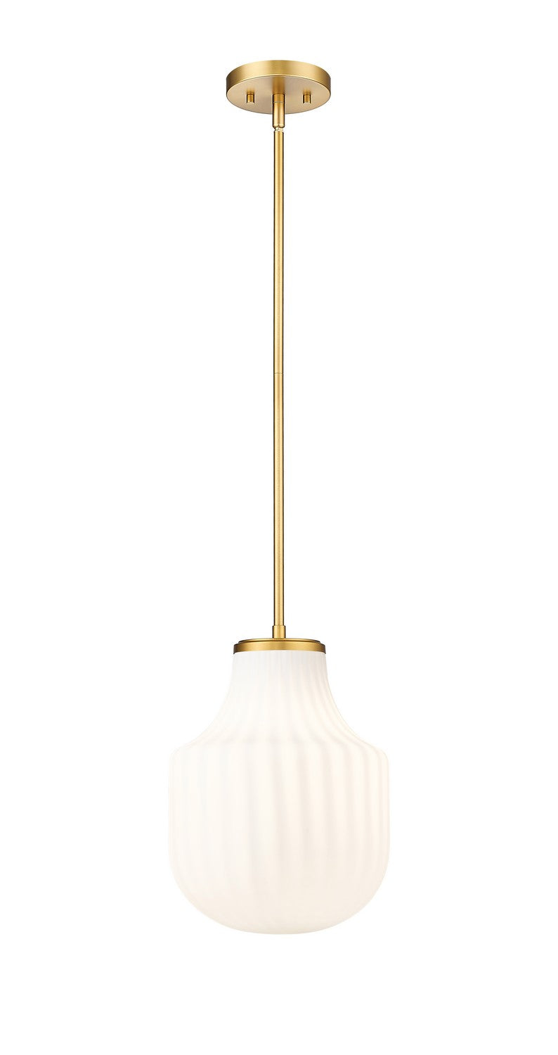 Newbury One Light Pendant in Modern Gold - available from The Lighting Shoppe, trusted by Canadian homeowners