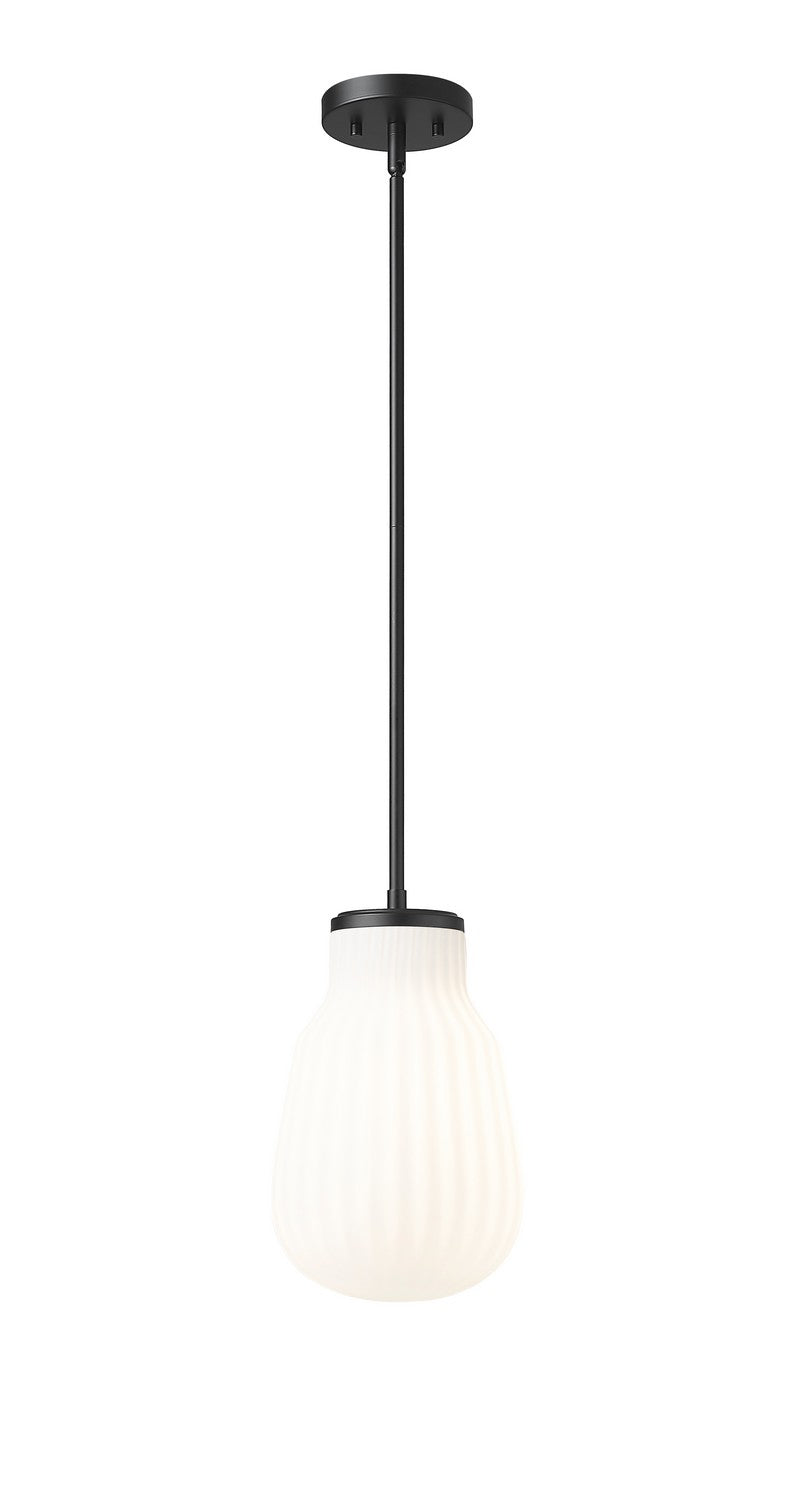 Newbury One Light Pendant in Matte Black - available from The Lighting Shoppe, trusted by Canadian homeowners