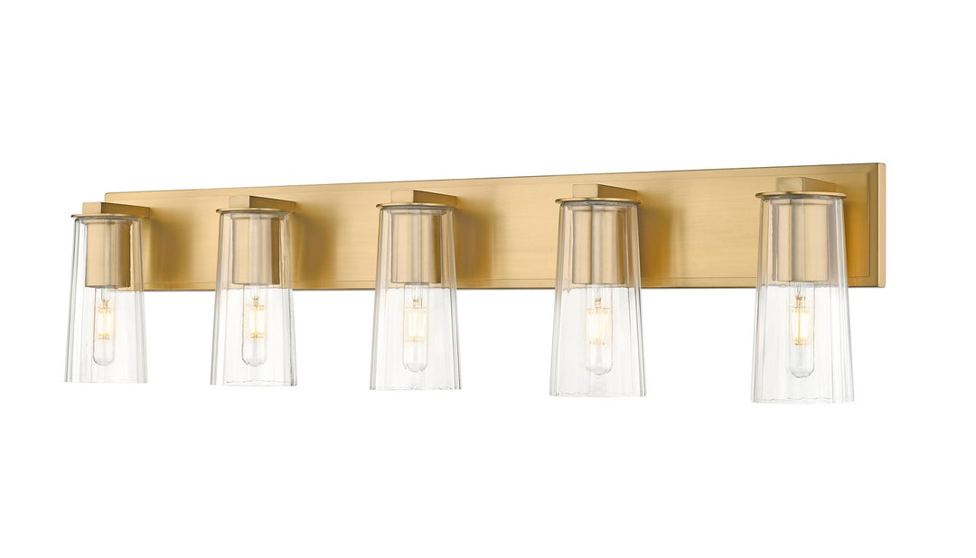 Z-Lite Canada - 826-5V-MGLD - Five Light Vanity - Titus - Modern Gold