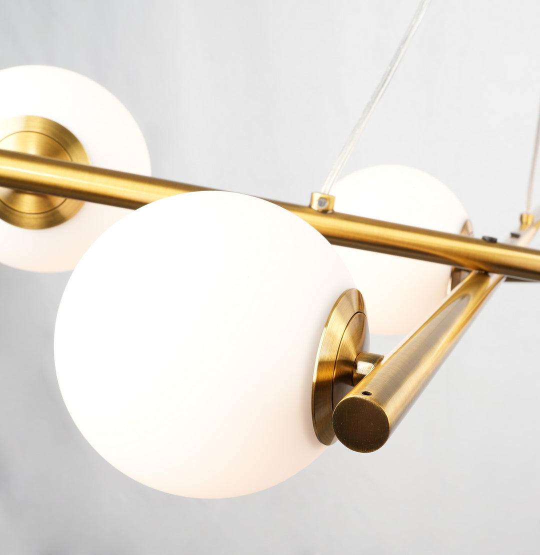 Artcraft Canada - AC11979BR - Nine Light Chandelier - Modena - Plated Brushed Brass