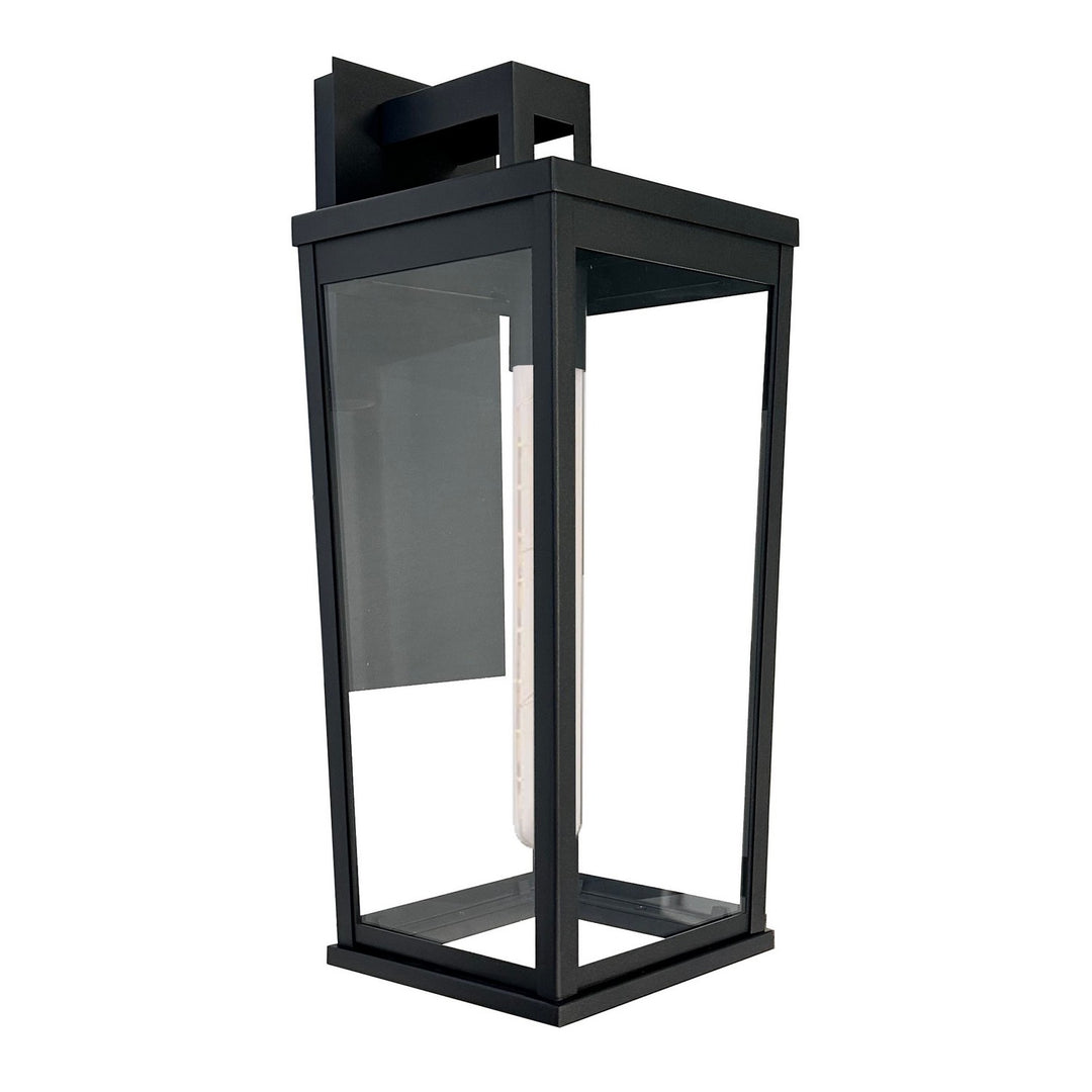 Elmgrove One Light Outdoor Wall Mount in Black - available from The Lighting Shoppe, trusted by Canadian homeowners