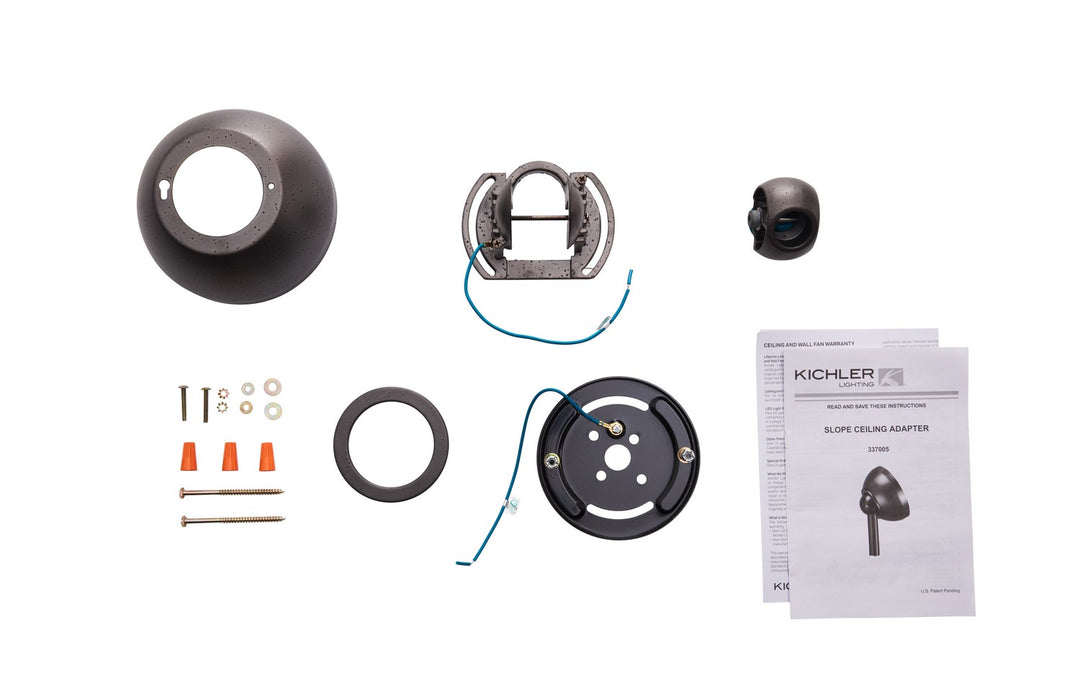 Kichler Canada - 337005AVI - Slope Adapter - Accessory - Anvil Iron