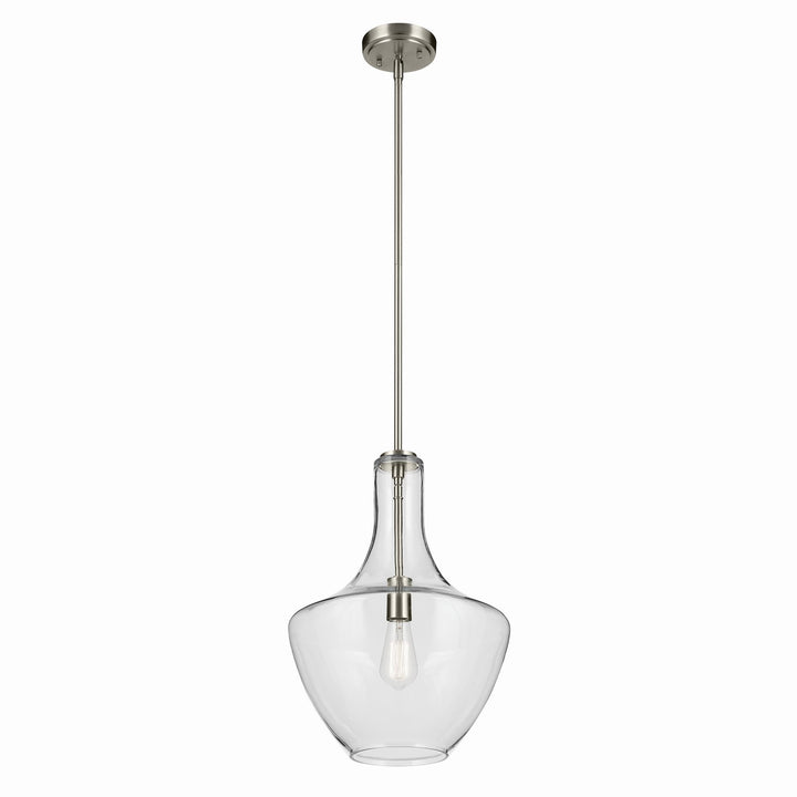 Kichler Canada - 42046NI - One Light Pendant - Everly - Brushed Nickel