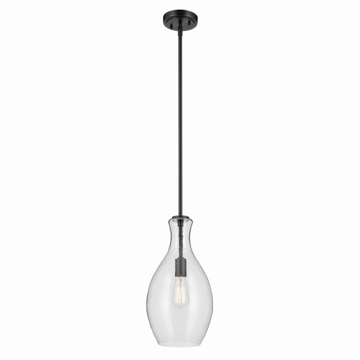 Kichler Canada - 42047BKCS - One Light Pendant - Everly - Black