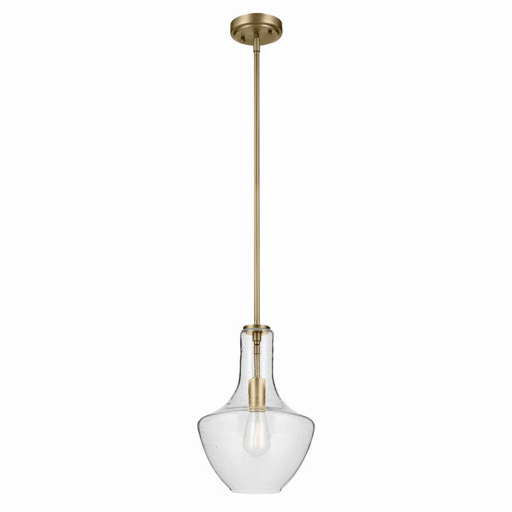 Kichler Canada - 42141NBRCS - One Light Pendant - Everly - Natural Brass