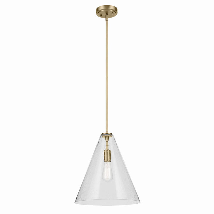 Kichler Canada - 42200NBRCS - One Light Pendant - Everly - Natural Brass