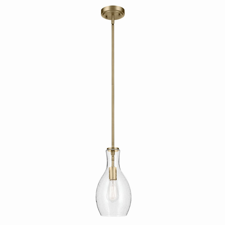 Kichler Canada - 42456NBRCS - One Light Pendant - Everly - Natural Brass
