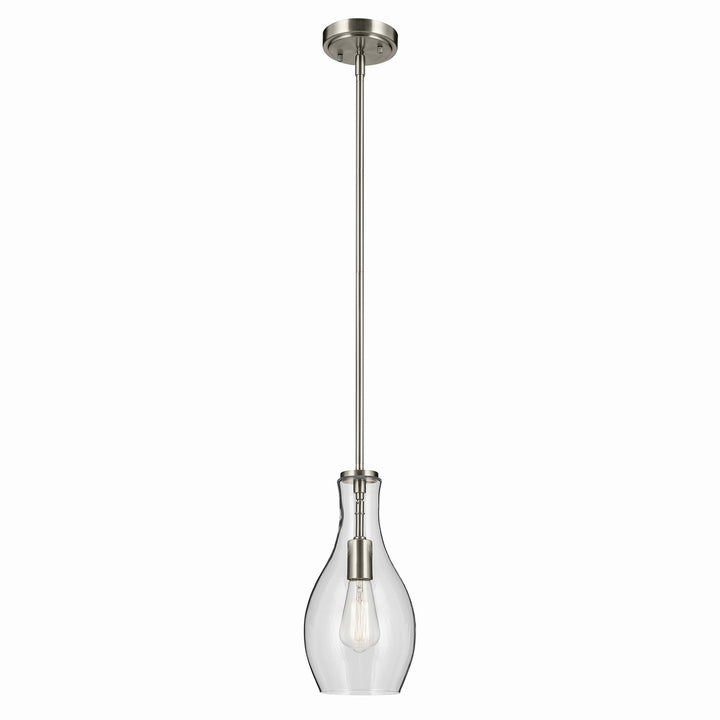 Kichler Canada - 42456NI - One Light Pendant - Everly - Brushed Nickel