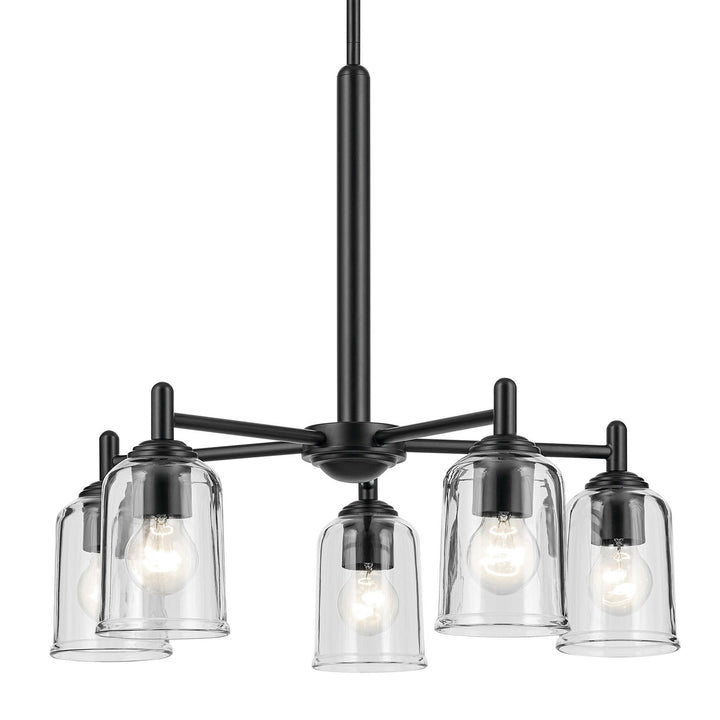 Kichler Canada - 43671BKCLR - Five Light Chandelier - Shailene - Black