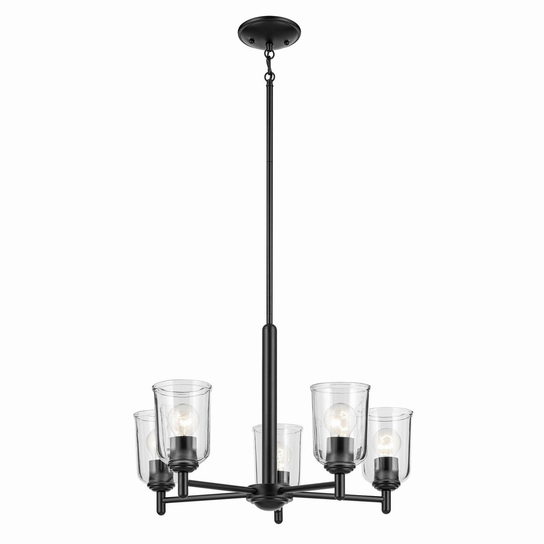 Kichler Canada - 43671BKCLR - Five Light Chandelier - Shailene - Black