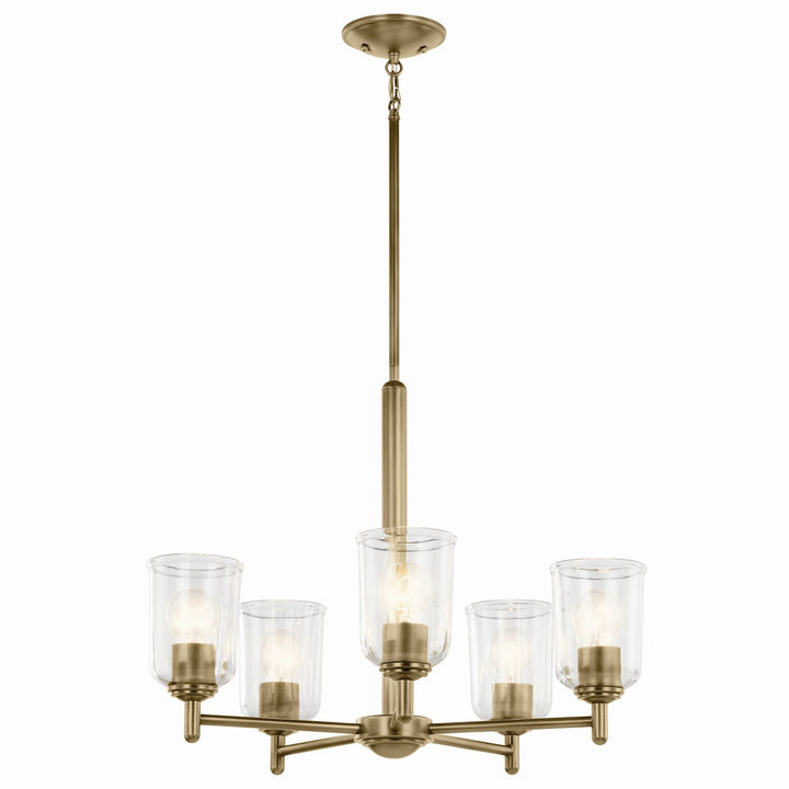 Kichler Canada - 43671NBRCLR - Five Light Chandelier - Shailene - Natural Brass