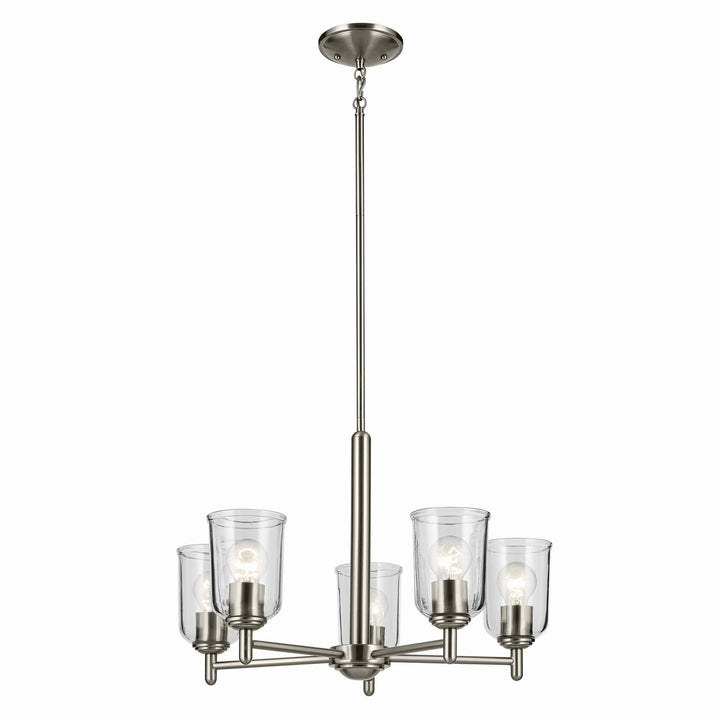 Kichler Canada - 43671NICLR - Five Light Chandelier - Shailene - Brushed Nickel