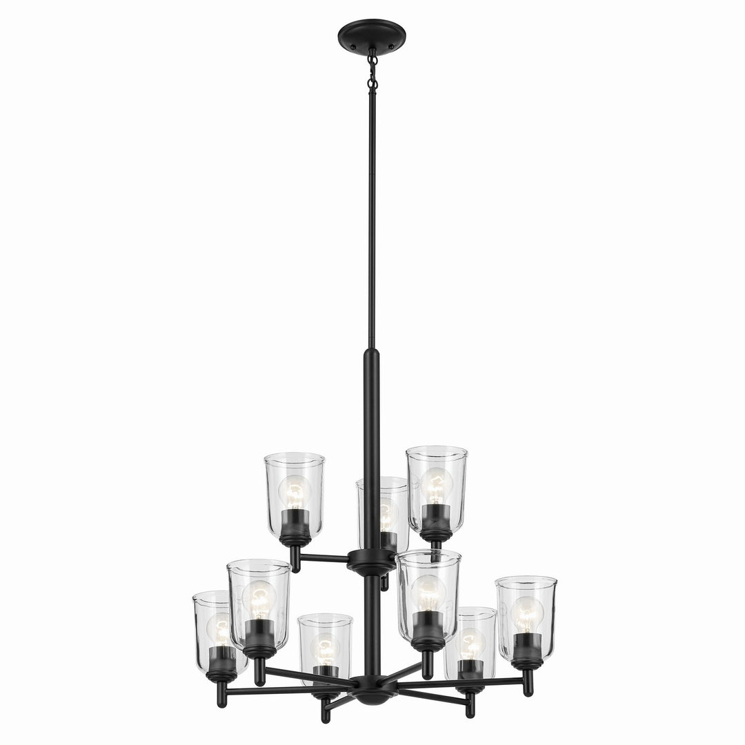 Kichler Canada - 43672BKCLR - Nine Light Chandelier - Shailene - Black