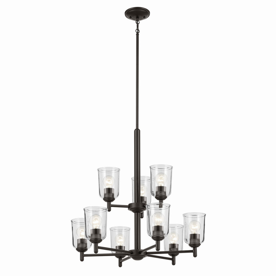Kichler Canada - 43672OZCLR - Nine Light Chandelier - Shailene - Olde Bronze