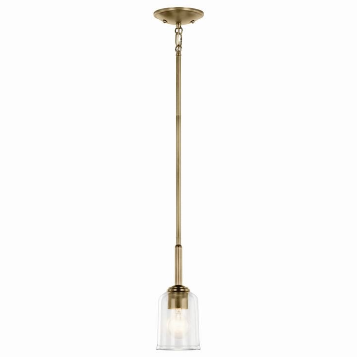 Kichler Canada - 43674NBRCLR - One Light Mini Pendant - Shailene - Natural Brass