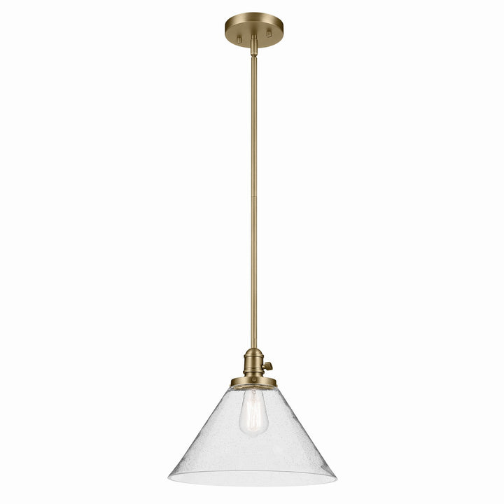 Kichler Canada - 43905NBR - One Light Pendant - Avery - Natural Brass
