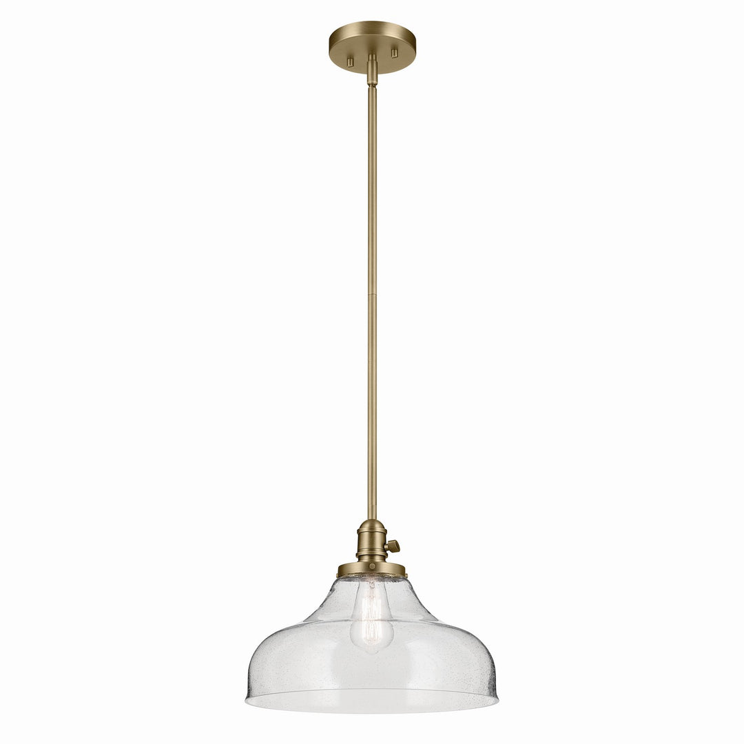 Kichler Canada - 43906NBR - One Light Pendant - Avery - Natural Brass