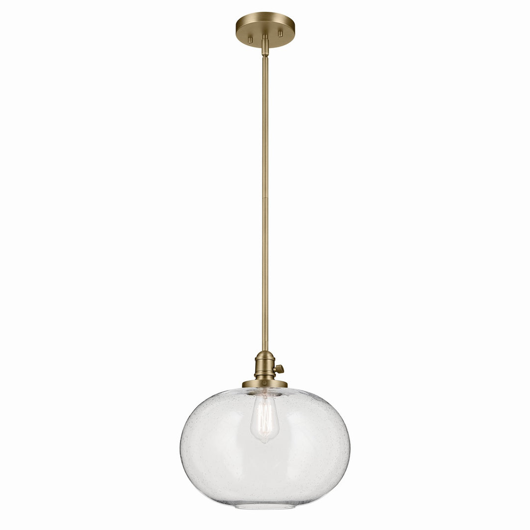 Kichler Canada - 43911NBR - One Light Pendant - Avery - Natural Brass