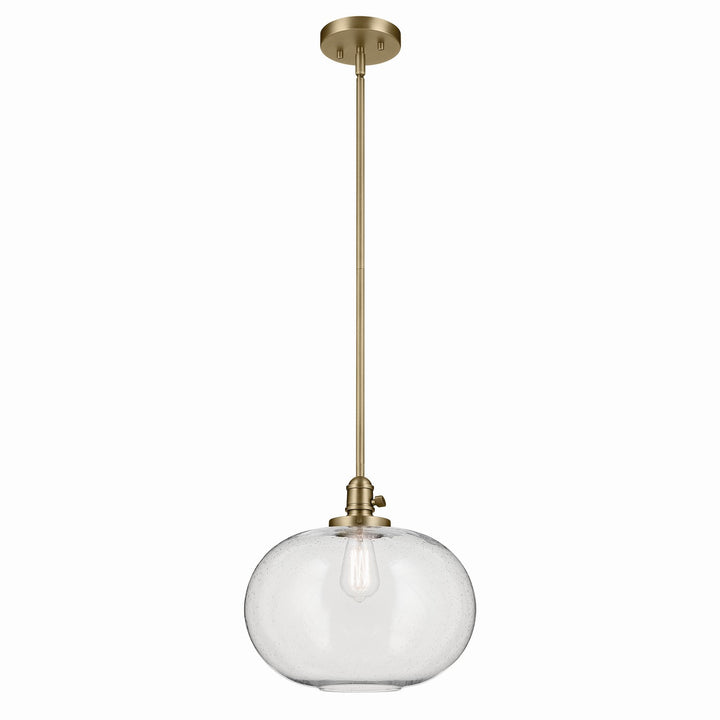 Kichler Canada - 43911NBR - One Light Pendant - Avery - Natural Brass