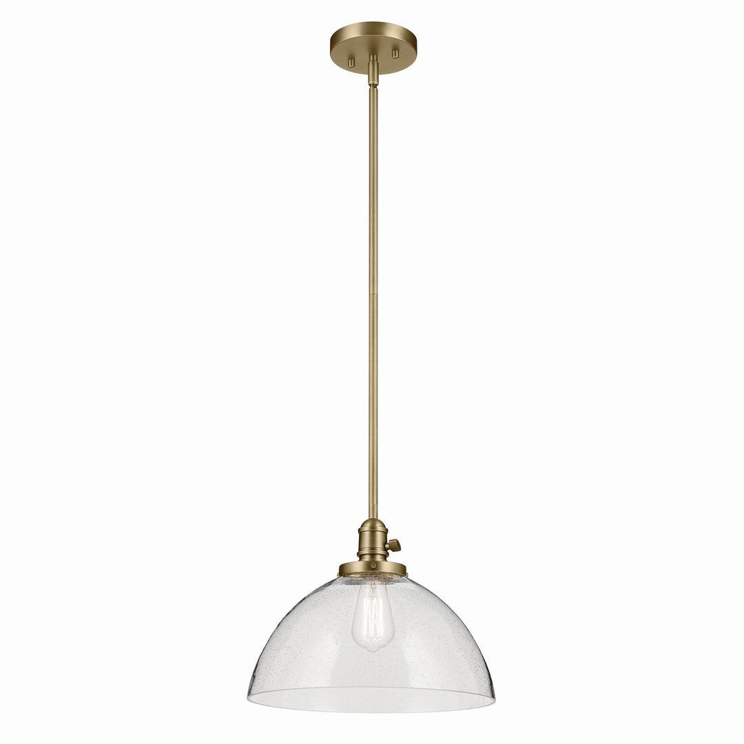 Kichler Canada - 43912NBR - One Light Pendant - Avery - Natural Brass