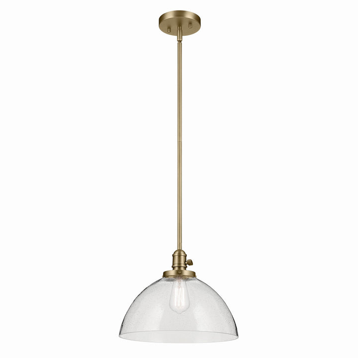Kichler Canada - 43912NBR - One Light Pendant - Avery - Natural Brass