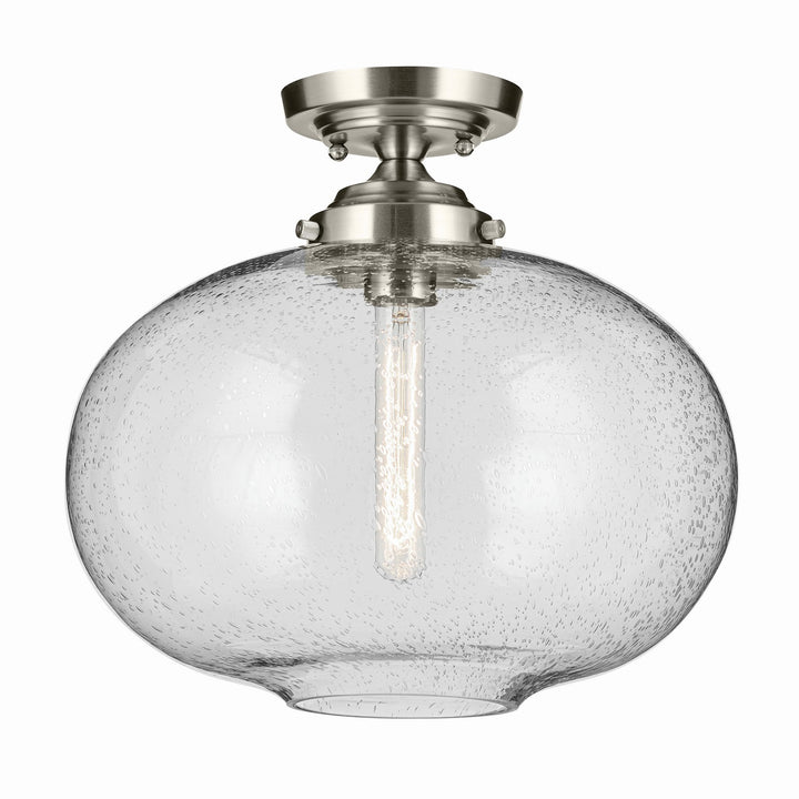 Kichler Canada - 43913NI - One Light Semi Flush Mount - Avery - Brushed Nickel