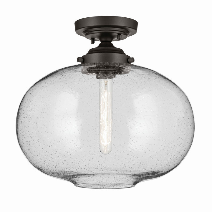 Kichler Canada - 43913OZ - One Light Semi Flush Mount - Avery - Olde Bronze