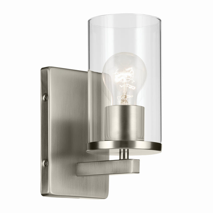 Kichler Canada - 45495NICLR - One Light Wall Sconce - Crosby - Brushed Nickel