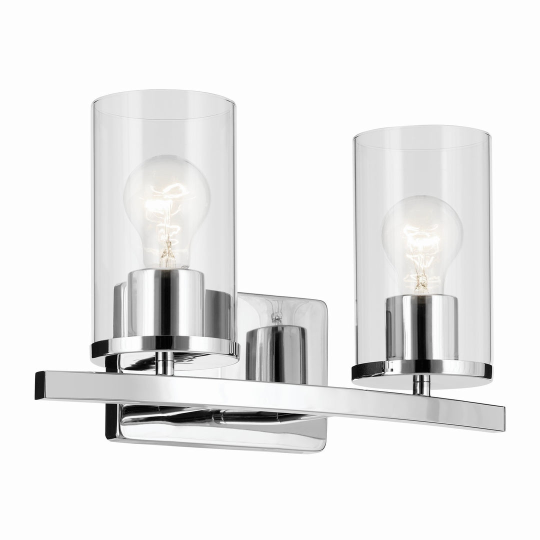 Kichler Canada - 45496CHCLR - Two Light Bath - Crosby - Chrome