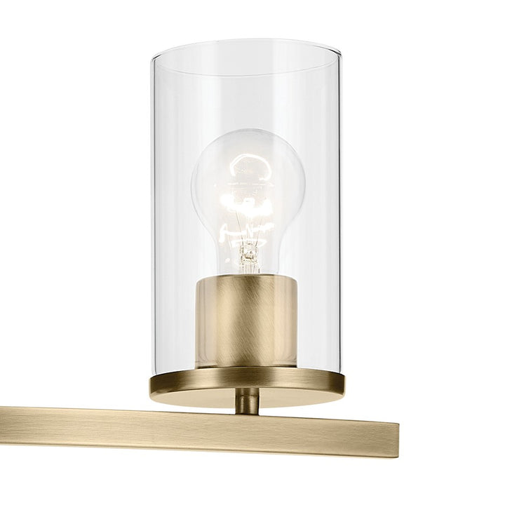 Kichler Canada - 45496NBRCLR - Two Light Bath - Crosby - Natural Brass