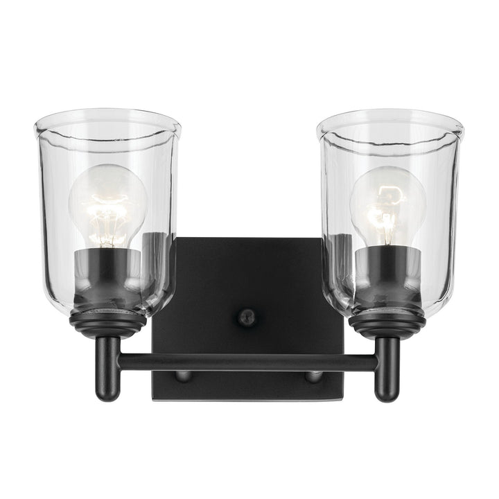 Kichler Canada - 45573BKCLR - Two Light Bath - Shailene - Black