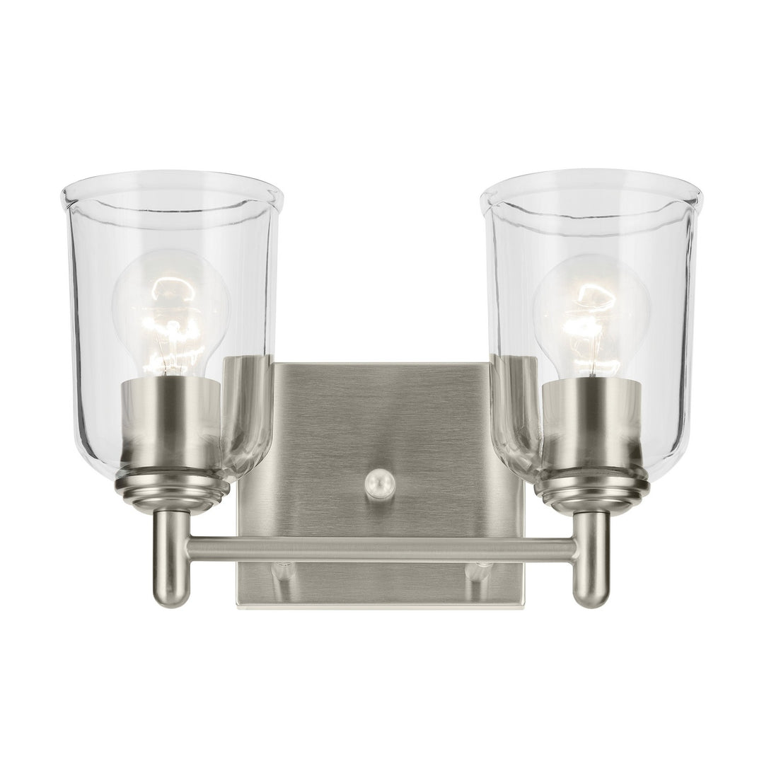 Kichler Canada - 45573NICLR - Two Light Bath - Shailene - Brushed Nickel