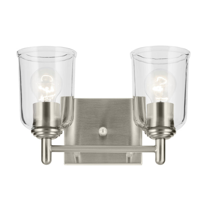 Kichler Canada - 45573NICLR - Two Light Bath - Shailene - Brushed Nickel
