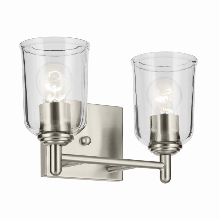 Kichler Canada - 45573NICLR - Two Light Bath - Shailene - Brushed Nickel