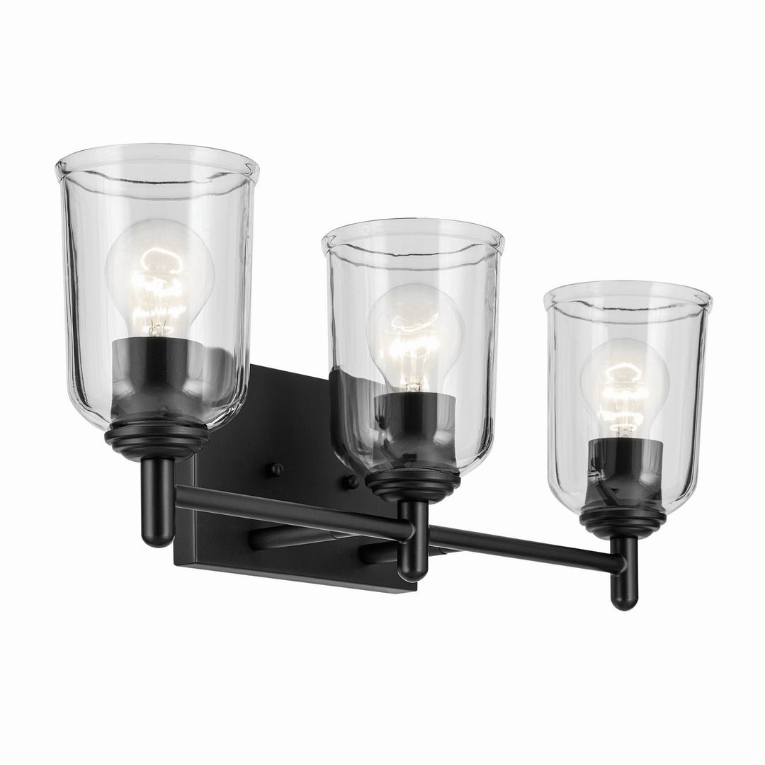 Kichler Canada - 45574BKCLR - Three Light Bath - Shailene - Black