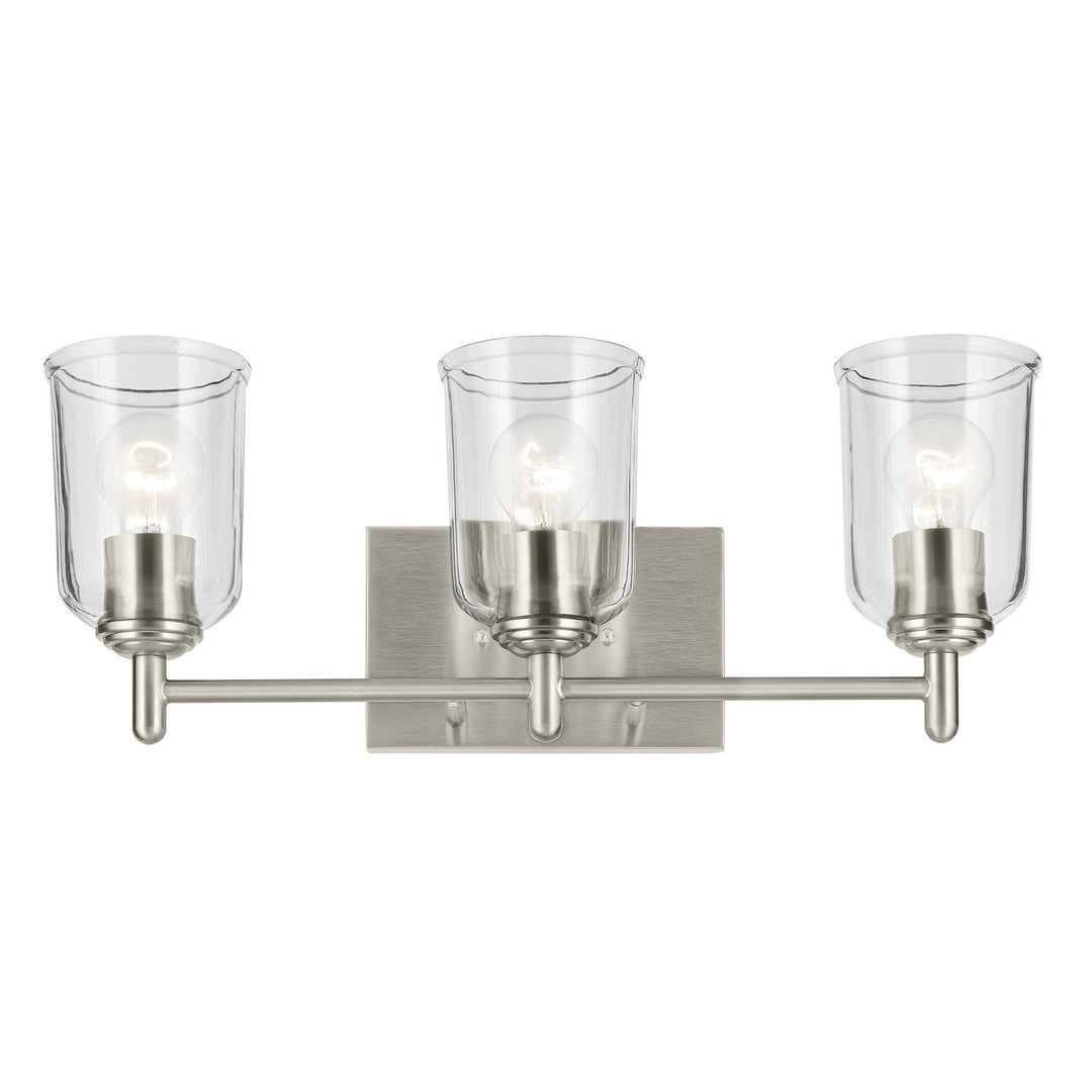 Kichler Canada - 45574NICLR - Three Light Bath - Shailene - Brushed Nickel