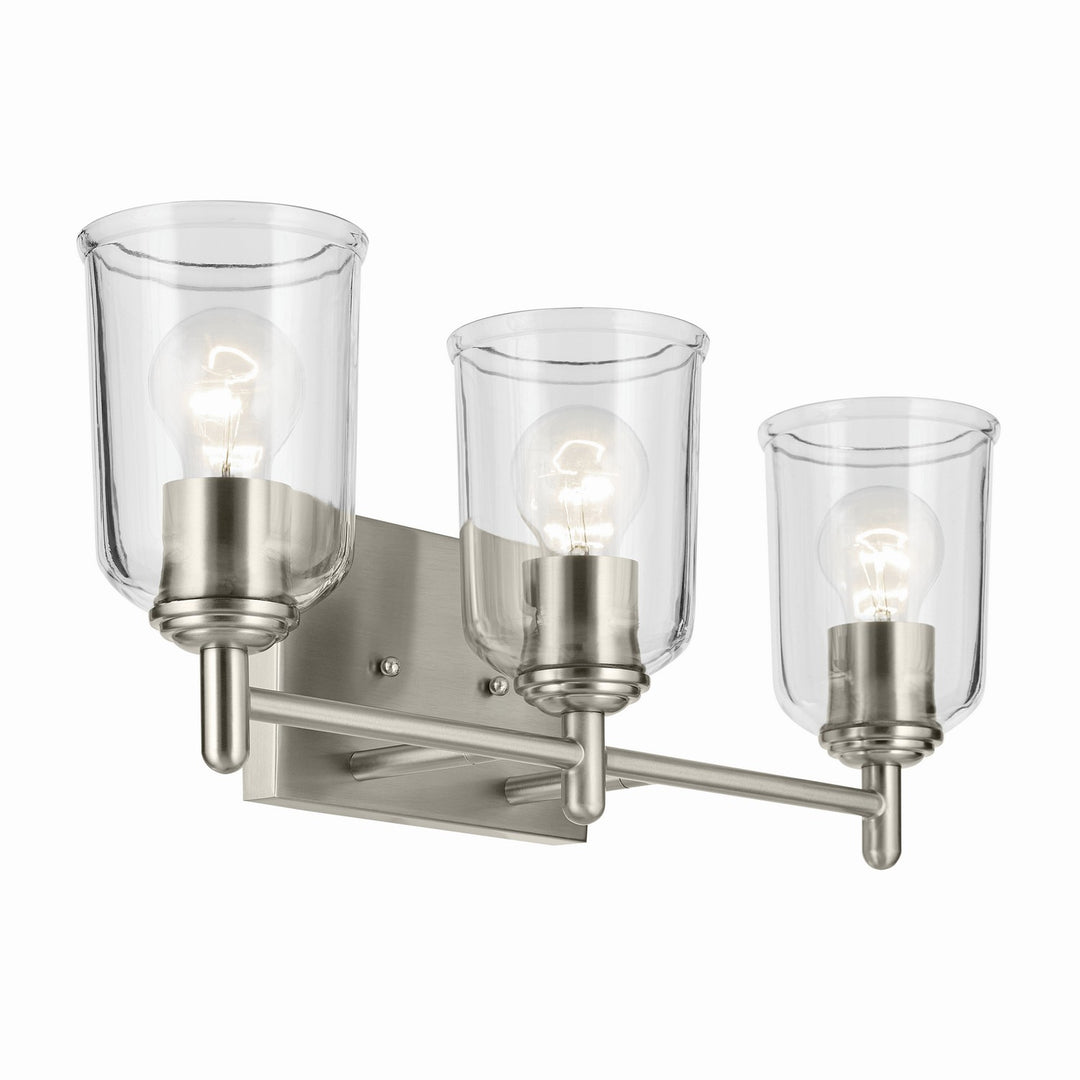 Kichler Canada - 45574NICLR - Three Light Bath - Shailene - Brushed Nickel