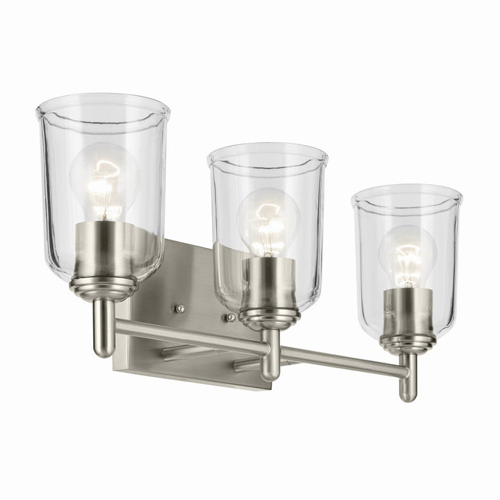 Kichler Canada - 45574NICLR - Three Light Bath - Shailene - Brushed Nickel