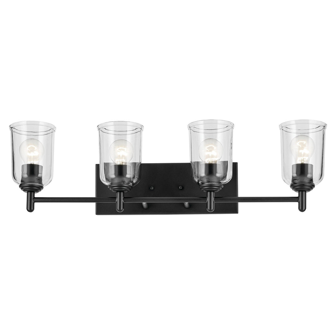 Kichler Canada - 45575BKCLR - Four Light Bath - Shailene - Black