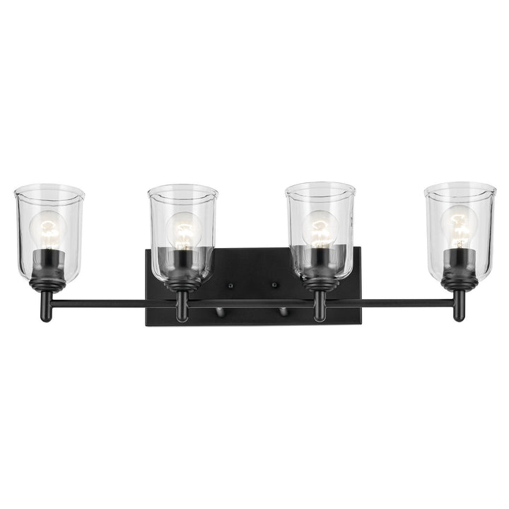 Kichler Canada - 45575BKCLR - Four Light Bath - Shailene - Black