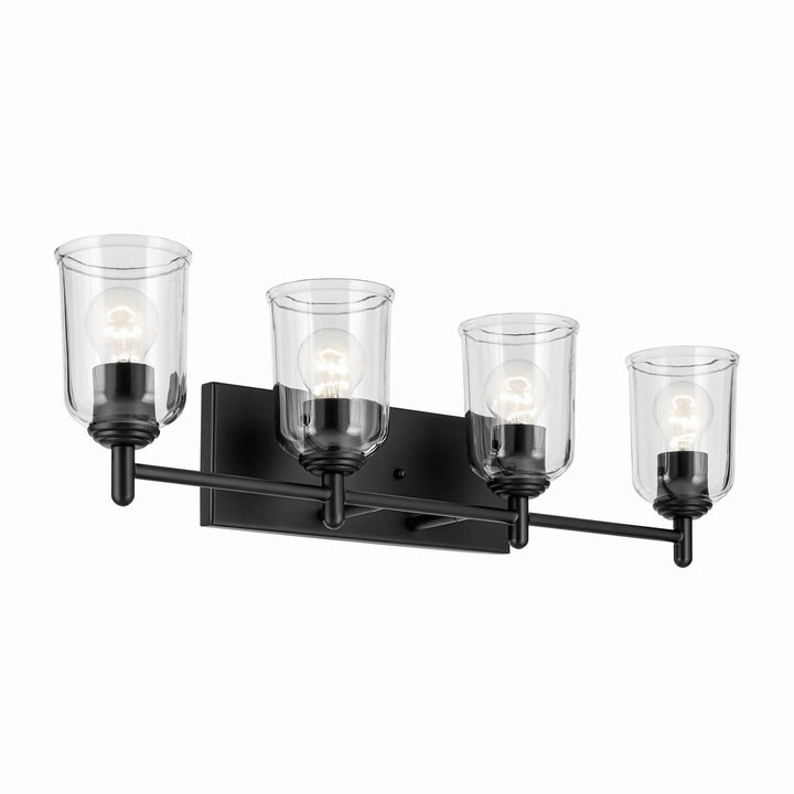 Kichler Canada - 45575BKCLR - Four Light Bath - Shailene - Black