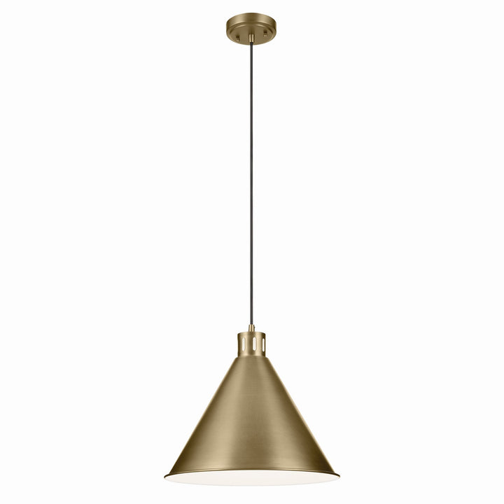 Kichler Canada - 52177NBR - One Light Pendant - Zailey - Natural Brass