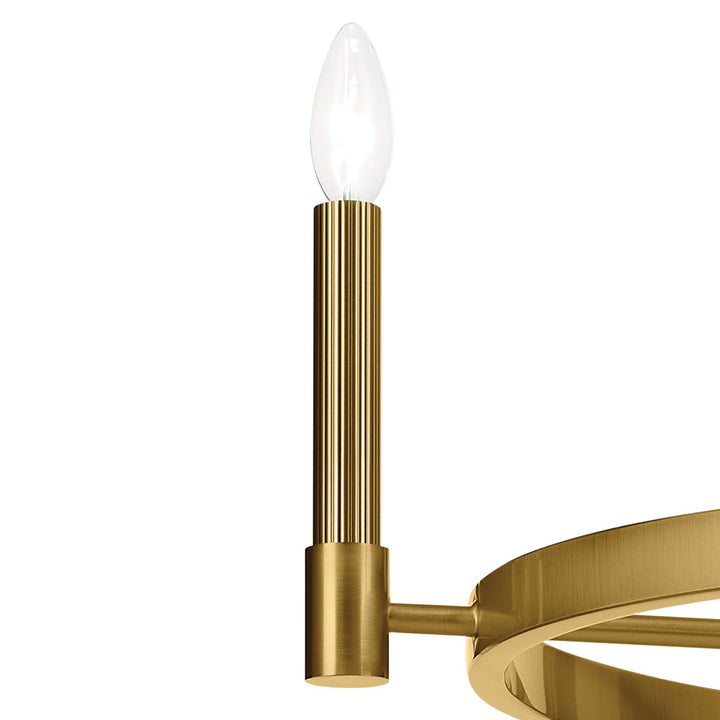 Kichler Canada - 52426BNB - Four Light Chandelier - Tolani - Brushed Natural Brass
